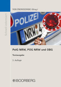 Vorderes Coverbild PolG NRW, POG NRW und OBG