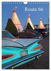 Vorderes Coverbild Route 66 (Wandkalender 2025 DIN A4 hoch), CALVENDO Monatskalender