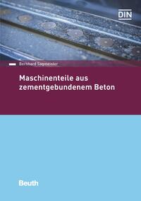 Vorderes Coverbild Maschinenteile aus zementgebundenem Beton - Buch mit E-Book