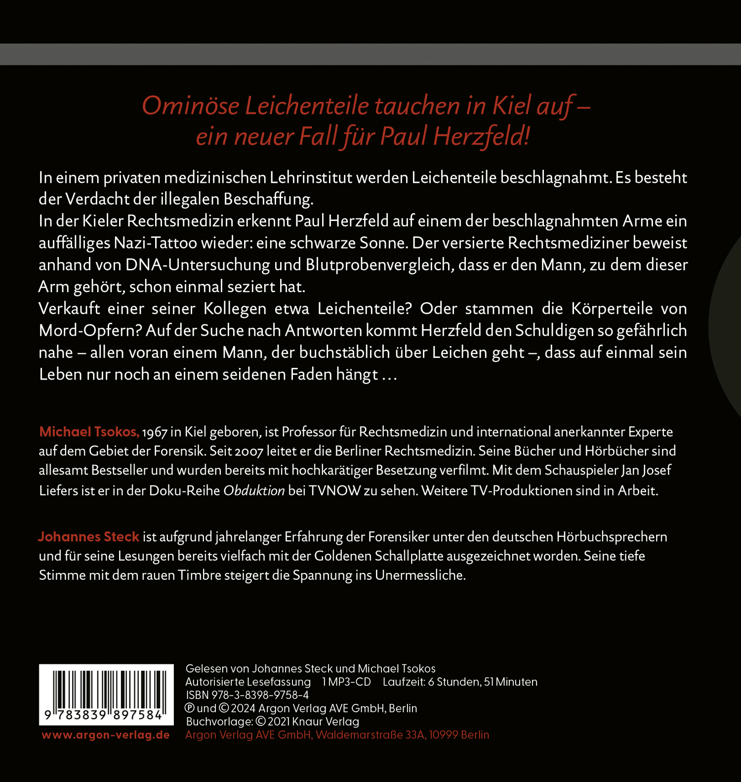 Rückseitencover Abgetrennt