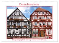 Vorderes Coverbild Deutschlandreise - Ein Spaziergang durch Eschwege (Wandkalender 2025 DIN A2 quer), CALVENDO Monatskalender