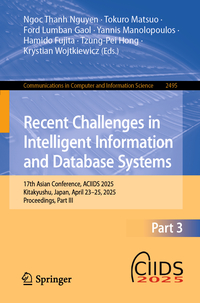 Vorderes Coverbild Recent Challenges in Intelligent Information and Database Systems