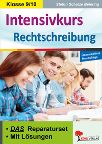 Vorderes Coverbild Intensivkurs Rechtschreibung / Klasse 9-10
