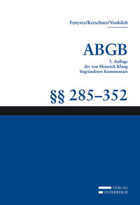 Vorderes Coverbild Kommentar zum ABGB - Klang-Kommentar / Klang-Kommentar