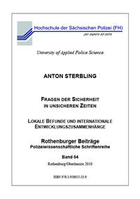 Vorderes Coverbild Fragen der Sicherheit in unsicheren Zeiten