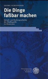Vorderes Coverbild Die Dinge faßbar machen