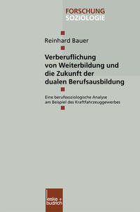 Vorderes Coverbild Verberuflichung von Weiterbildung und die Zukunft der dualen Berufsausbildung