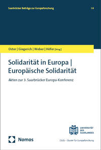 Vorderes Coverbild Solidarität in Europa | Europäische Solidarität