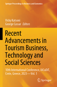 Vorderes Coverbild Recent Advancements in Tourism Business, Technology and Social Sciences