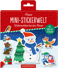 Vorderes Coverbild Meine Mini-Stickerwelt - Weihnachten bei den Tieren