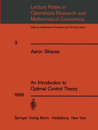 Vorderes Coverbild An Introduction to Optimal Control Theory