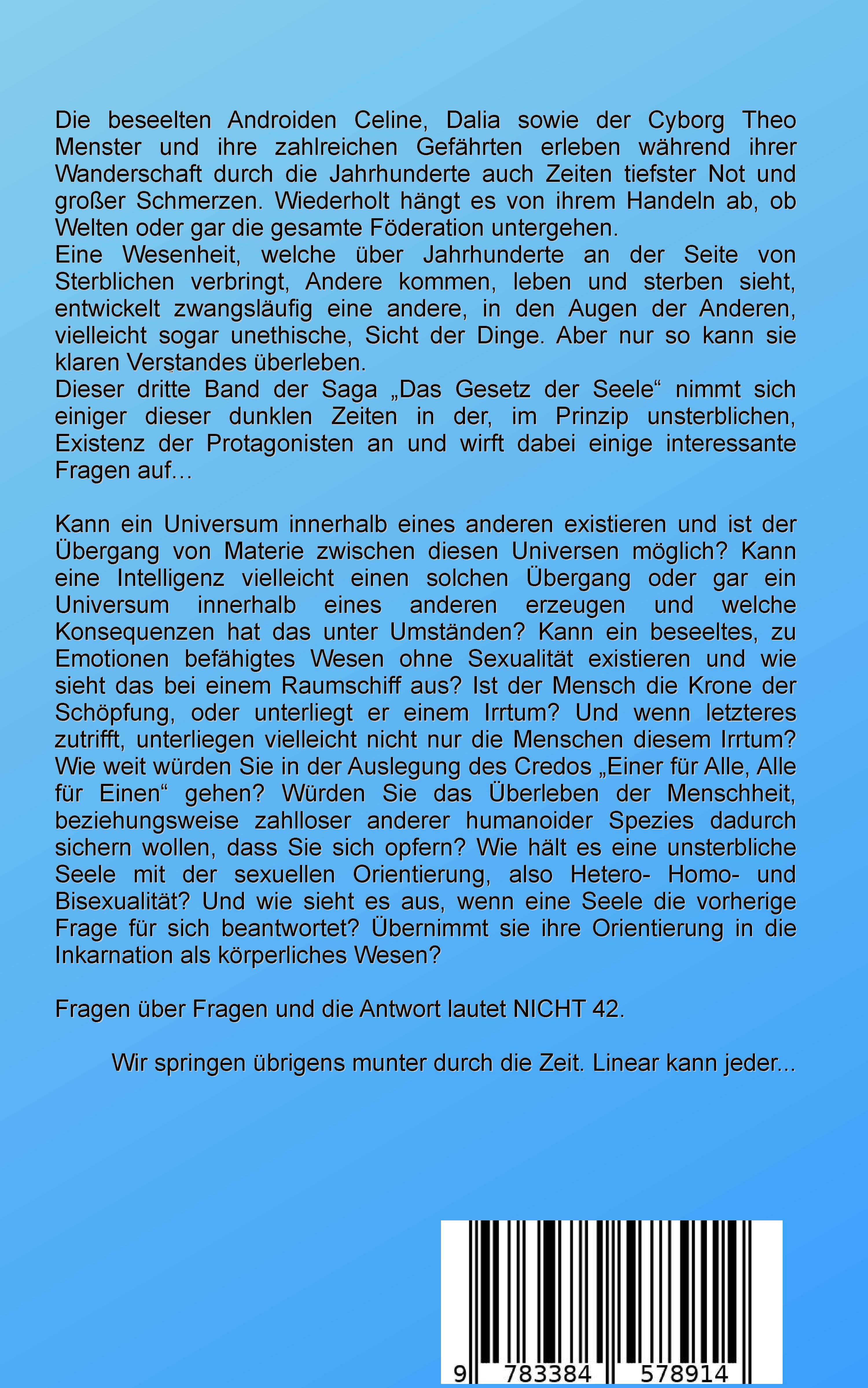 Rückseitencover Dunkle Zeiten