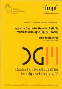 Vorderes Coverbild 25 Jahre Deutsche Gesellschaft für Musikpsychologie (1983-2008)