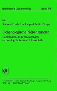 Vorderes Coverbild Lichenologische Nebenstunden