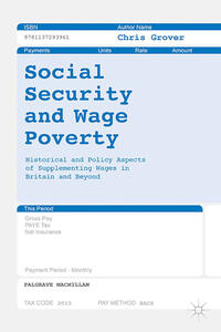 Vorderes Coverbild Social Security and Wage Poverty