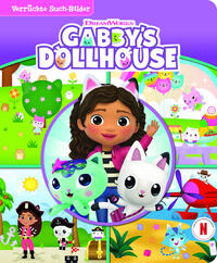 Vorderes Coverbild Gabby's Dollhouse - Verrückte Such-Bilder - Wimmelbuch - Pappbilderbuch mit wattiertem Umschlag