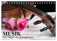 Vorderes Coverbild Musik - Die Magie der Klangkörper (Tischkalender 2025 DIN A5 quer), CALVENDO Monatskalender