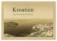 Vorderes Coverbild Kroatien (Tischkalender 2025 DIN A5 quer), CALVENDO Monatskalender
