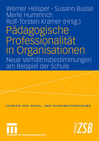 Vorderes Coverbild Pädagogische Professionalität in Organisationen