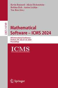 Vorderes Coverbild Mathematical Software – ICMS 2024