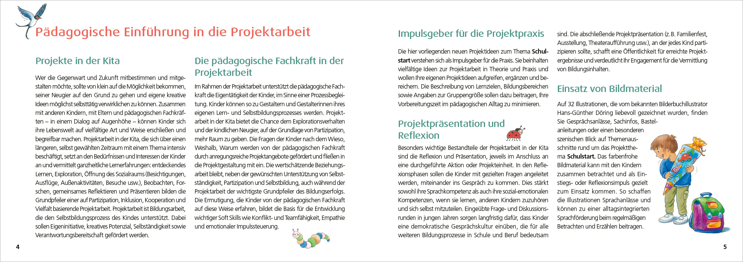 Beispielinhalt (Bild) Neue Projekte in der Kita: Schulstart