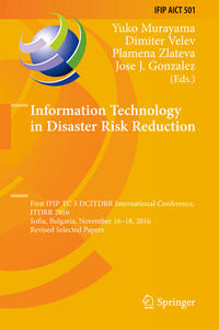 Vorderes Coverbild Information Technology in Disaster Risk Reduction