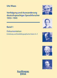Vorderes Coverbild Verfolgung und Auswanderung deutschsprachiger Sprachforscher 1933-1945