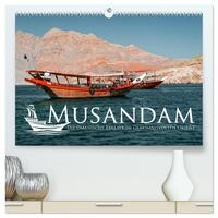 Vorderes Coverbild Musandam - Die omanische Exklave im geheimnisvollen Orient (hochwertiger Premium Wandkalender 2025 DIN A2 quer), Kunstdruck in Hochglanz