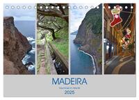 Vorderes Coverbild MADEIRA, Trauminsel im Atlantik (Tischkalender 2025 DIN A5 quer), CALVENDO Monatskalender