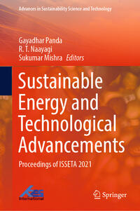 Vorderes Coverbild Sustainable Energy and Technological Advancements