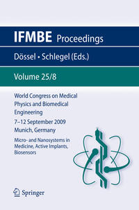 Vorderes Coverbild World Congress on Medical Physics and Biomedical Engineering September 7 - 12, 2009 Munich, Germany