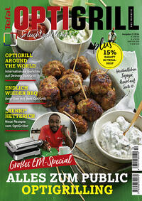 Vorderes Coverbild Tefal OptiGrill Magazin: So leicht geht lecker - Großes EM-Special