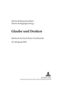 Vorderes Coverbild Glaube und Denken