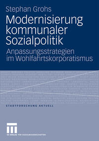 Vorderes Coverbild Modernisierung kommunaler Sozialpolitik