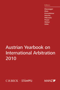 Vorderes Coverbild Austrian Yearbook on International Arbitration 2010
