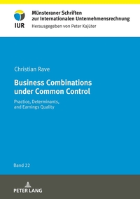 Vorderes Coverbild Business Combinations under Common Control