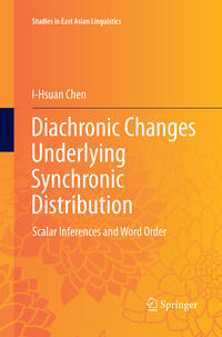 Vorderes Coverbild Diachronic Changes Underlying Synchronic Distribution