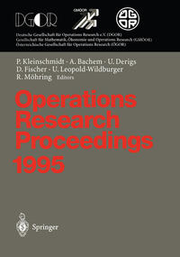 Vorderes Coverbild Operations Research Proceedings 1995