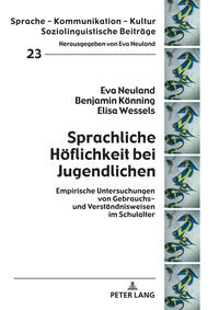Vorderes Coverbild Sprachliche Höflichkeit bei Jugendlichen