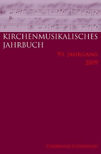 Vorderes Coverbild Kirchenmusikalisches Jahrbuch