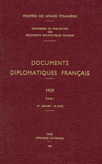 Vorderes Coverbild Documents diplomatiques français