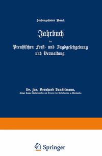 Vorderes Coverbild Jahrbuch der Preußischen Forst- und Jagdgesetzgebung und Verwaltung
