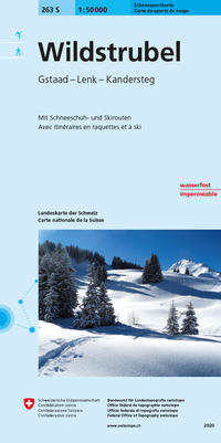 Vorderes Coverbild 263S Wildstrubel Schneesportkarte