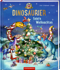 Vorderes Coverbild Dinosaurier feiern Weihnachten (Bd. 6)