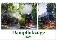 Vorderes Coverbild Schmalspurbahnen im Harz (Tischkalender 2025 DIN A5 quer), CALVENDO Monatskalender