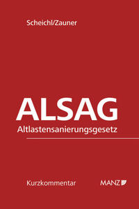 Vorderes Coverbild ALSAG Altlastensanierungsgesetz