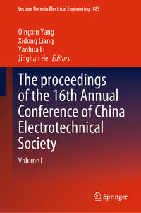 Vorderes Coverbild The proceedings of the 16th Annual Conference of China Electrotechnical Society