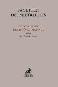 Vorderes Coverbild Facetten des Mietrechts