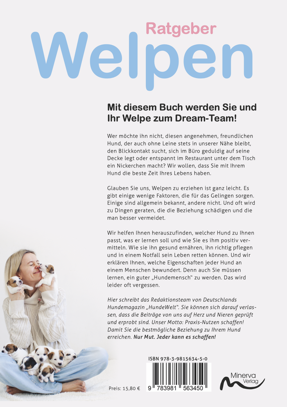 Rückseitencover Ratgeber Welpen
