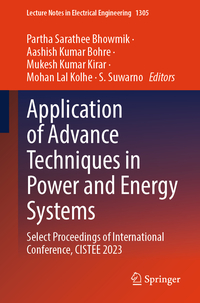 Vorderes Coverbild Application of Advance Techniques in Power and Energy Systems